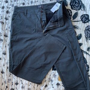 NWT A&F grey khakis